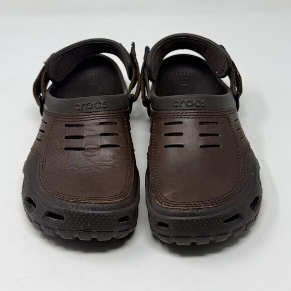 Crocs Yukon Vista II LiteRide Clog Mens 8 Brown Comfy Casual Vacation Beach main image 14